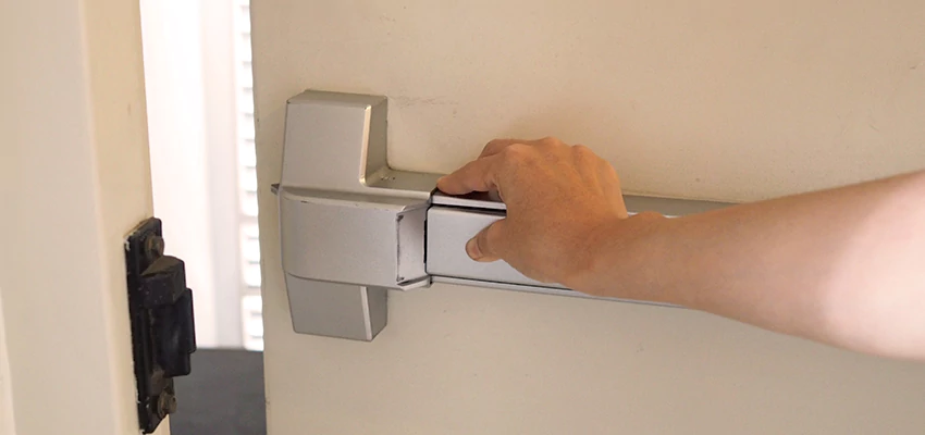 Roller Gate Panic Bar Installation in Bloomington, California